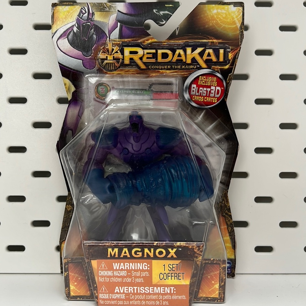 Redakai "Magnox" Tractor Blast [778988938829] Action Figure & Blast 3D Card